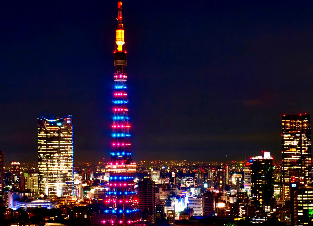ローゼから見える夜景・東京タワー